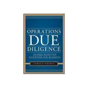  Operations Due Diligence 