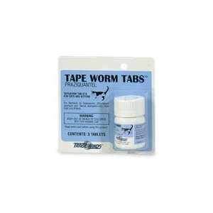  Tape Worm Tabs Feline (Praziquantel) 23 mg, 3 Tablets Pet 
