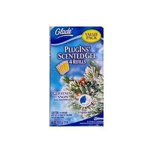 Glade PlugIns Gel Scented Oil Refill GLISTENING SNOW HOLIDAY SCENT 8 