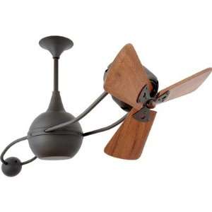 Brisa 2000 Rotational Ceiling Fan with Wooden Blades Finish Bronzette
