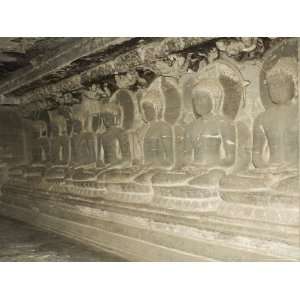 The Ellora Caves, Temples Cut into Solid Rock, Near 