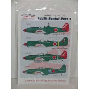  Japanese WW II Aircraft Part 3    Model Kit Decals 