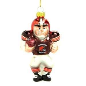   Browns NFL Glass Player Ornament (5 Caucasian)