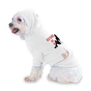 BASS PLAYERS Are Hot Hooded T Shirt for Dog or Cat LARGE   WHITE