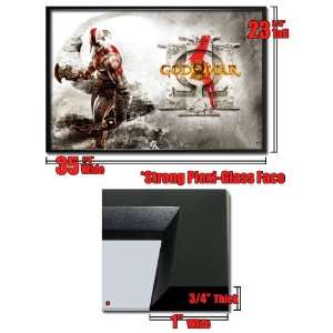  Framed God Of War Iii 3 Poster Kratos Video Game Fr6181 
