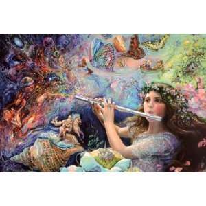 Enchanted Flute Poster Print by Josephine Wall, 36x24 Poster Print by 