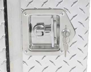 Stainless steel T handles with 2 keys.