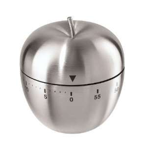  Oggi Stainless Steel Apple Design 60 Minute Kitchen Timer 