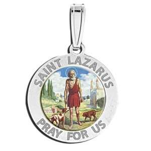  Saint Lazarus Medal Color Jewelry