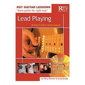  RGT Guitar Lessons   Lead Playing Book/CD Set Musical 