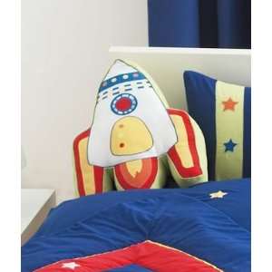  KIDS MULTI COLOURED SPACESHIP FILLED CUSHION Everything 