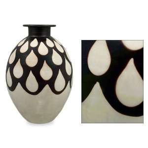  Ceramic vase, Teardrops (oval)