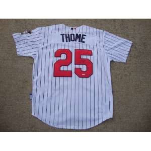  Cleveland Indians/Twins JIM THOME Signed Autographed NFL 