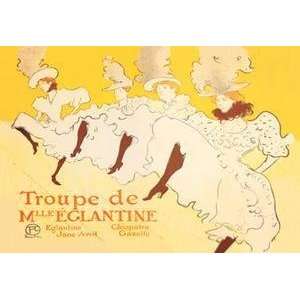    Vintage Art Troupe de Mille Eglantine   00049 x