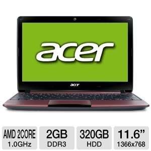 Acer Aspire AO722 0472 LU.SG302.034 Netbook   AMD Dual Core C 60 1 