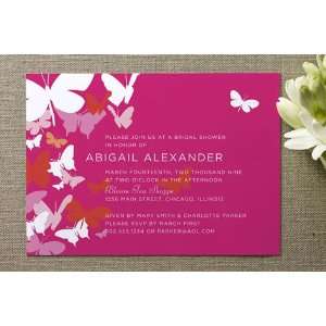  Butterfly Gathering Bridal Shower Invitations by C 