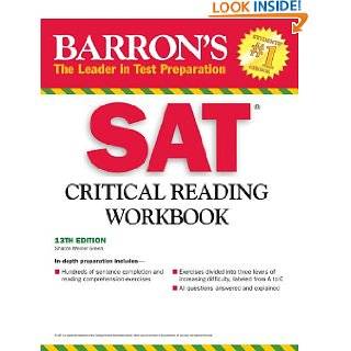 Barrons SAT Critical Reading Workbook (Barrons Critical Reading 