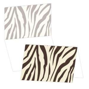  ECOeverywhere Zebra Stripe Boxed Card Set, 12 Cards and 
