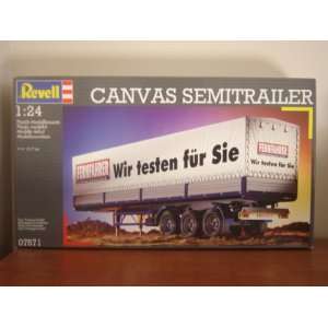 Revell Germany Canvas Semitrailer Model Kit Toys & Games
