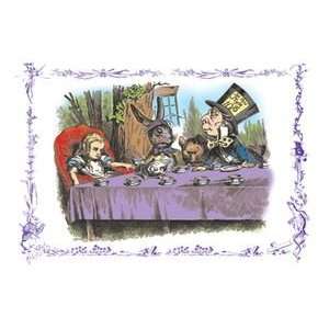  Alice in Wonderland A Mad Tea Party   12x18 Framed Print 
