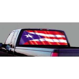  Glasscapes 10019 Puerto Rican Flag Automotive