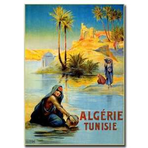  Algerie Tunisie by L. Lessieux  35 x 47