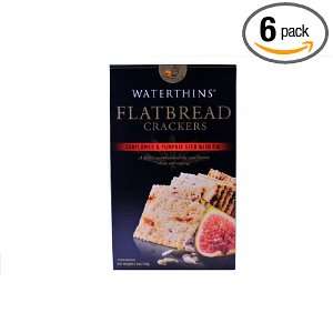 Waterthins Sunflower/Pumpkin Flatbread, 5.3000 Ounce (Pack of 6)