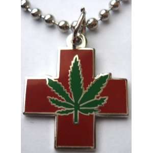  Medical Marijuana Pot Hemp Legalize Cannabis Weed Pendant 