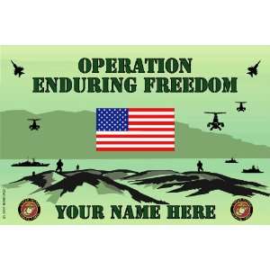  Marine Corps Enduring Freedom Garden Flag 