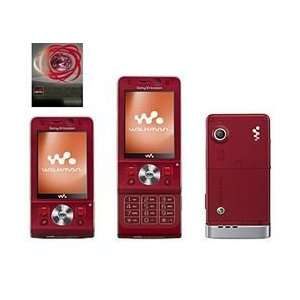  Sony Ericsson W910i Hearty Red Quadband 3G Walkman 