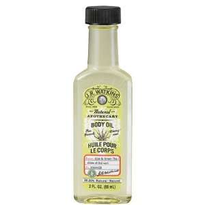  J. R. Watkins Body Oil Aloe & Greent Tea 2 oz (Quantity of 
