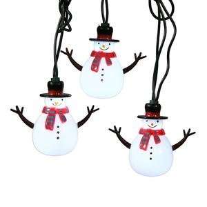  Vickerman 25763   10 Light Snowman LED String Set (10Lt 