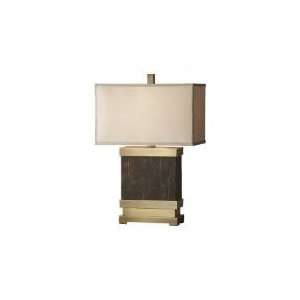   25 1/2 1 Light Table Lamp in Dark Coffee Bronze/