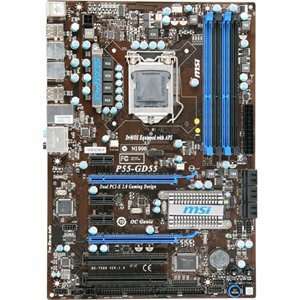  MSI, MSI P55 GD55 Desktop Motherboard   Intel   Socket 1156 