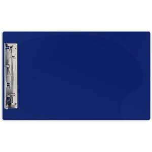  11x17 Blue Acrylic Clipboard with 8 Lever Operated Clip 