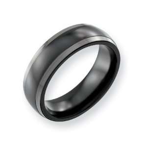   Two tone 7mm Polished Band Ring   Size 7   JewelryWeb Jewelry