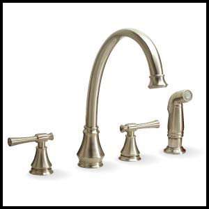   Faucet with Sprayer   Two Handle Widespread 120118