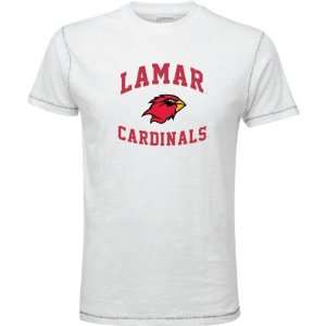  Lamar Cardinals White Aptitude Vintage T Shirt Sports 