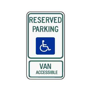  12x24 Texas   12x24 Van Accessible Sign