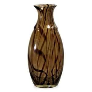  Medium Brown Swirl Vase