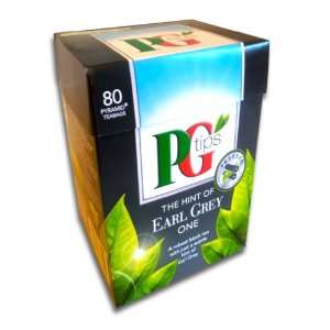 PG Tips 80 Pyramid Tea bags Black Tea with the Hint of Earl Grey One 