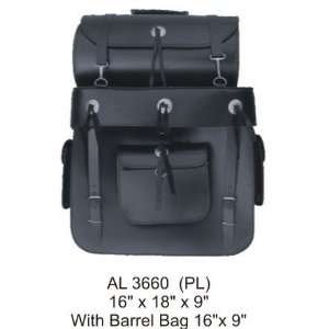   Cowhide Leather Travel Bag W/Conchos (16x18x9) & (16x9) Automotive