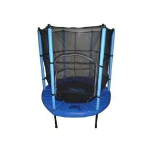  55 Kid Friendly Trampoline & Enclosure Set equipped with 