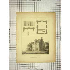  1819 Plan Winwal House Norfolk England Architecture