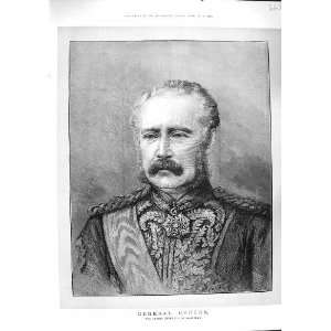  1885 PORTRAIT GENERAL GORDON DEFENDER KHARTOUM