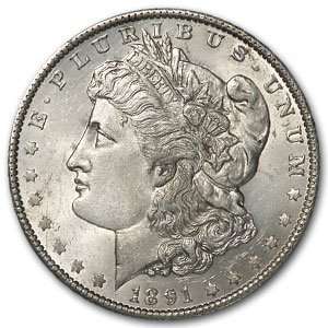  1891 Morgan Silver Dollar   MS 62 