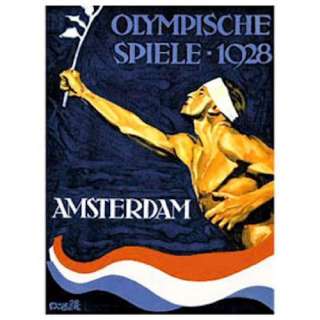  Olympics Amsterdam 1928 Poster