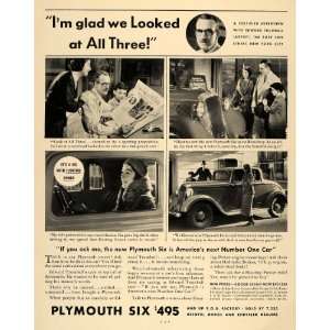  1933 Ad Plymouth Six Vehicle Edward Trumbull Interview 