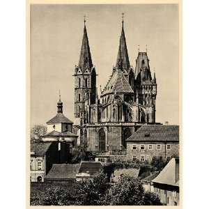  1943 Kolin Czech Republic Elbe Church Saint Bartholomew 
