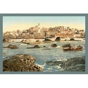    Vintage Art Holy Land   From the Sea   19714 5